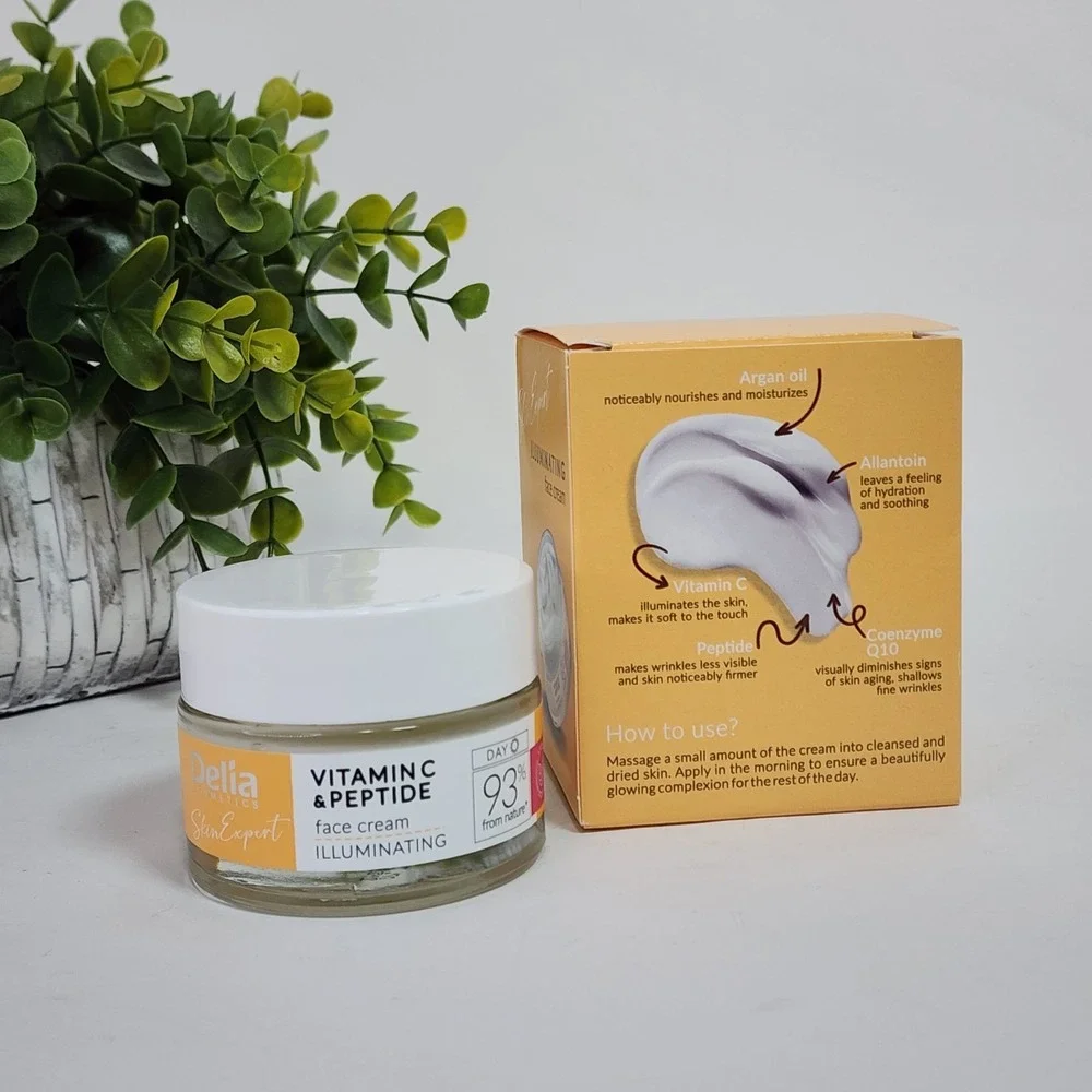 Delia Cosmetics Skin Expert Vitamin C Peptide Illuminating Face Cream 1.69 fl oz